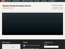 Tablet Screenshot of decaturtrinity.org